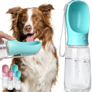 Portable Dog Water Bottle with Bowl – Leak Proof Travel Water Dispenser